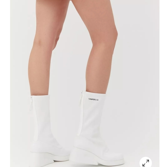 CAMPERLAB Urban Outfitters Shoes | Camper Kaah High Boot | Color: White | Size: 7 | Riverfashionn's Closet